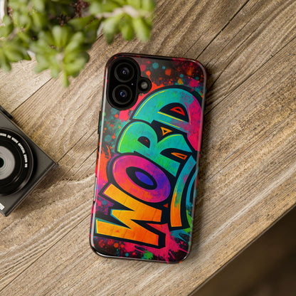 Phone Cases 90s Slang 'Word' Graffiti Tough Cases
