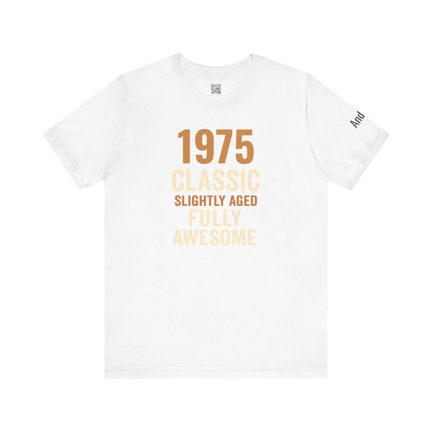 Personalized Vintage Unisex Tee with Birth Year and Name/Favorite Quote Sleeve Unisex Jersey Short Sleeve Tee