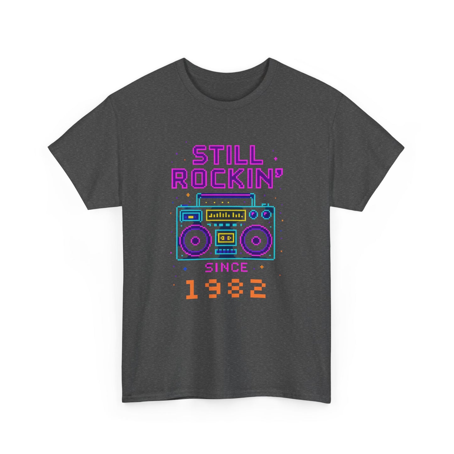Personalized Birth Year Boombox Unisex Tee - Retro Nostalgia Personalized Shirt