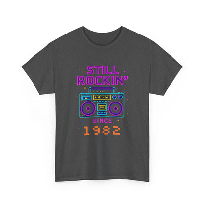 Personalized Birth Year Boombox Unisex Tee - Retro Nostalgia Personalized Shirt
